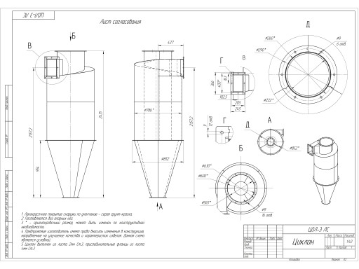 Циклоны ЦОЛ Циклоны ЦОЛ