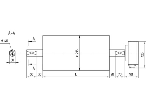 Мотор-барабан конвейерный