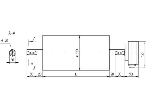 Мотор-барабан конвейерный