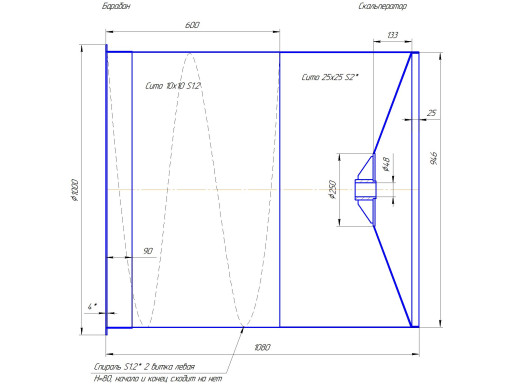 Барабан скальператора
