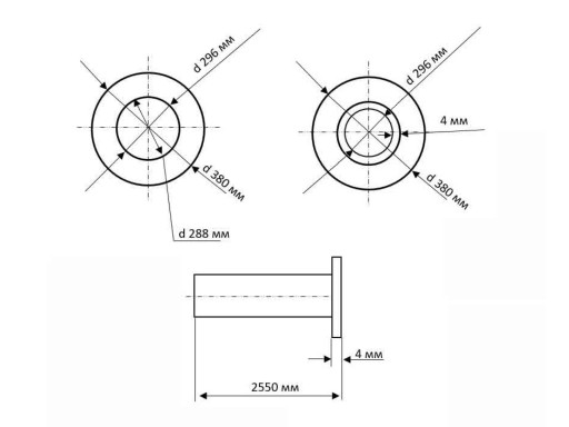 Футеровка самотечных труб 