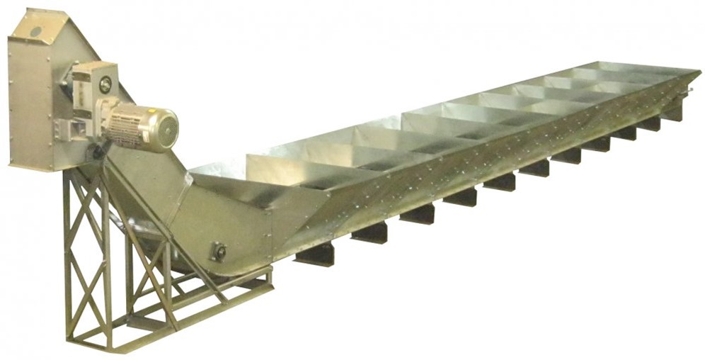 транспортер цепной скребковый для зерна