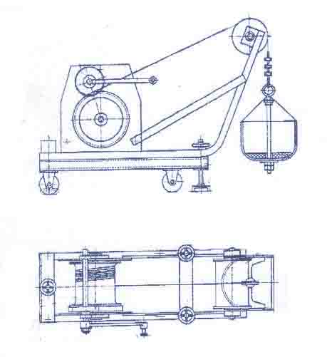 Лебедка элеваторная ЛЭ-150