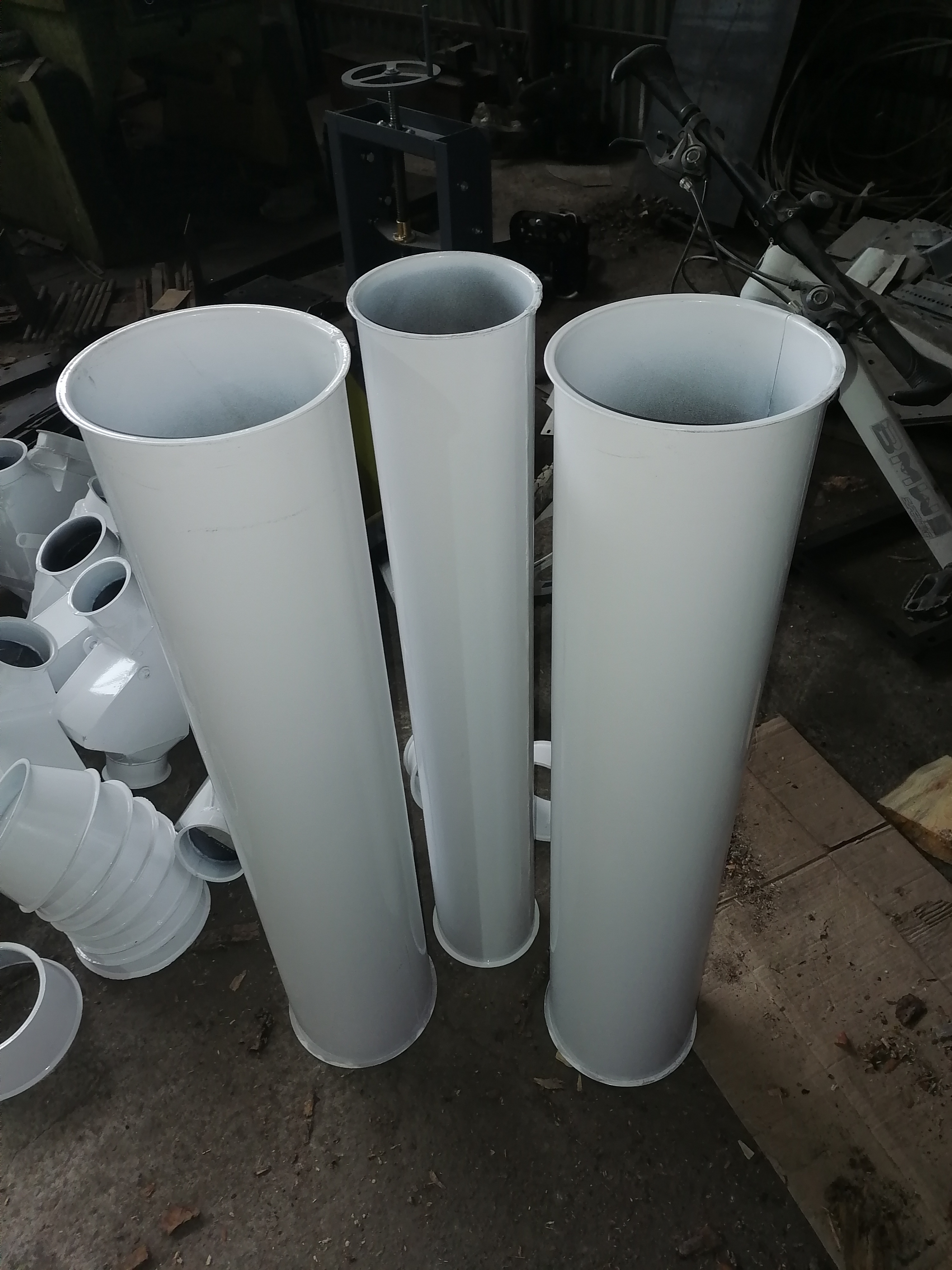 Самотечные трубы для зерна